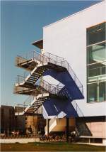 . St. Benno Gymnasium in Dresden -

Ein außen liegende Fluchttreppe.

1997 (Matthias)