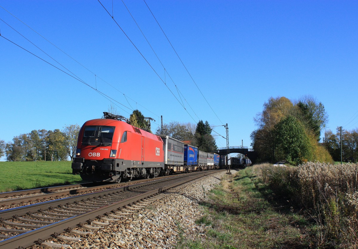 1116 055-5 am 2. November 2014 bei �bersee.