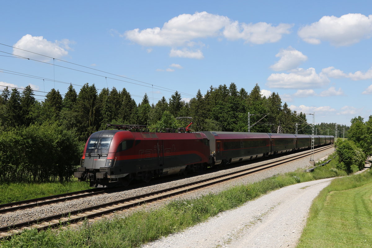 1116 214 am 2. Juni 2020 bei Grabenst�tt im Chiemgau.