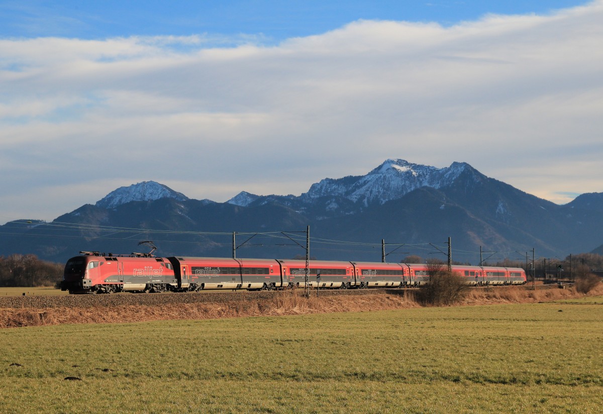 1116 227-2 am 28. Dezember 2013 bei Weisham.