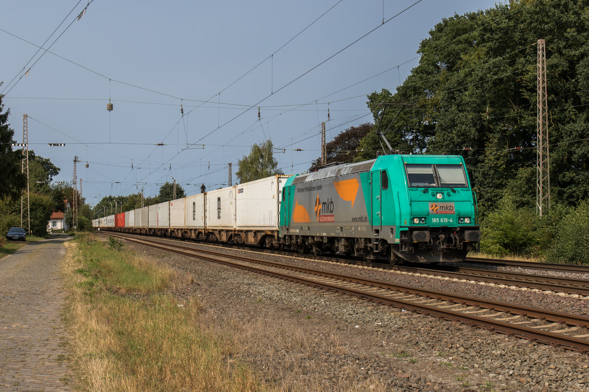 185 619-4 am 27. August 2016 in Langwedel.