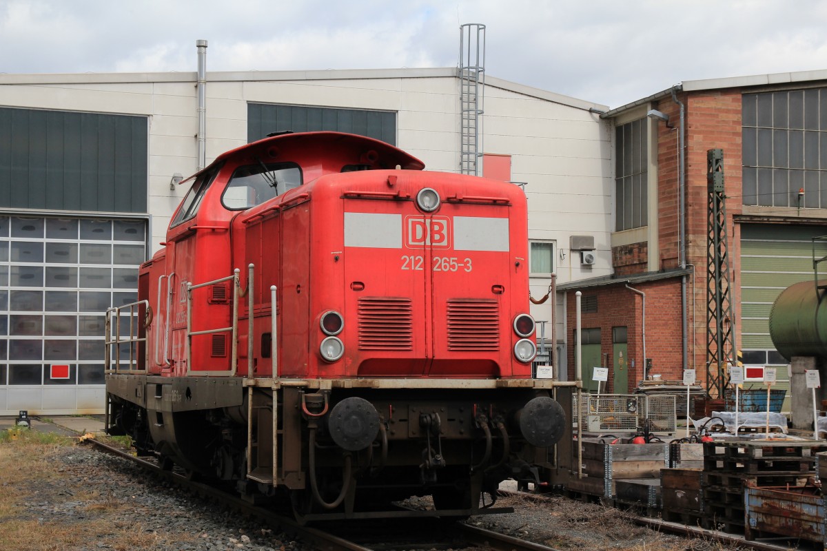212 265-3 stand am 23. August 2014 in Mainz-Bischofsheim.
