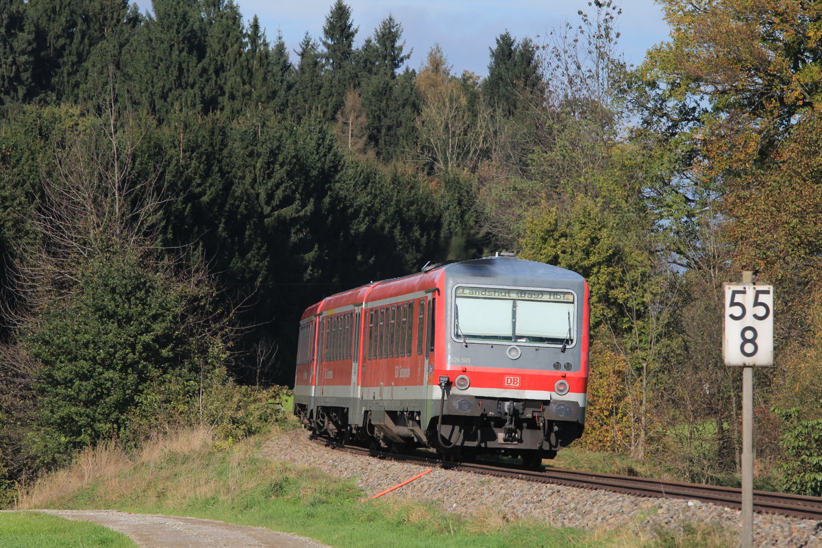 628 565 am 25. Oktober 2014 bei Laufen.